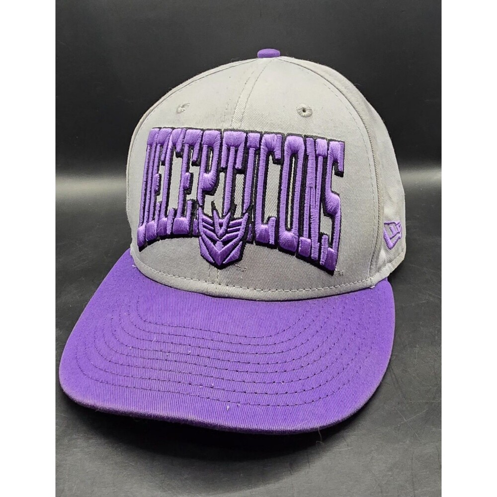 New Era 9Fifty Transformers Decepticons Snapback Hat Cap Purple Grey